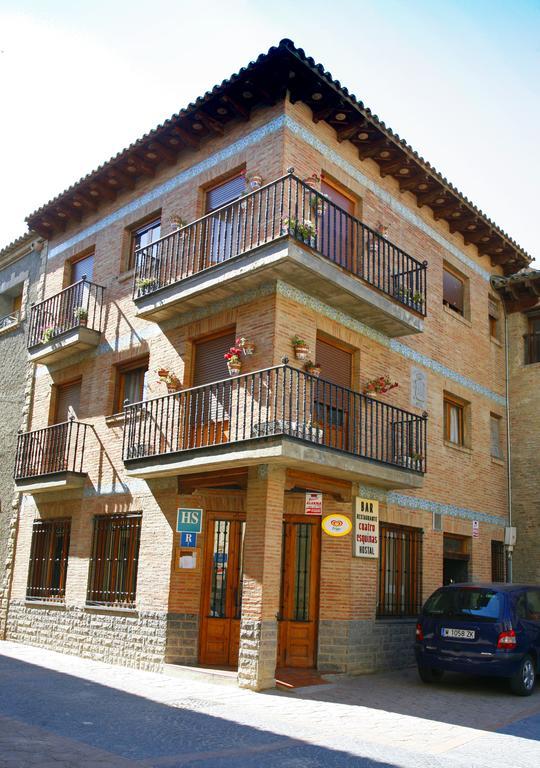Hostal Cuatro Esquinas Ejea De Los Caballeros Exterior photo